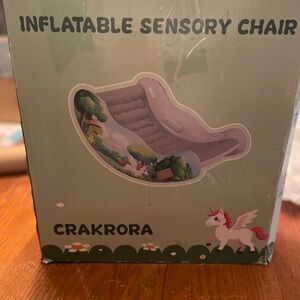Inflatable Sensory Chair - Gray